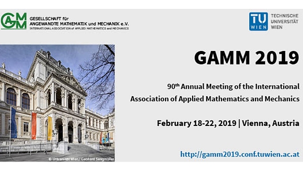 Logo der GAMM 2019 in Wien